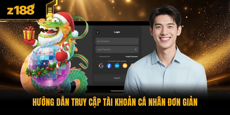 Hướng dẫn truy cập tài khoản cá nhân đơn giản